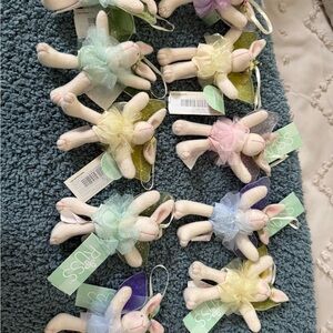 Ballet bunny ornaments. Total of 11